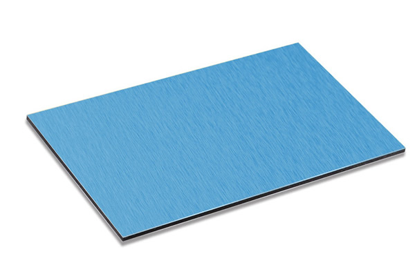 Brushed Blue Aluminum Composite Panel